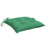 Cuscini per Sedia 4 pz Verdi 50x50x7 cm Tessuto Oxford