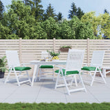 Cuscini per Sedia 4 pz Verdi 50x50x7 cm Tessuto Oxford