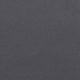 Cuscino per Panca Antracite 120x(50+50)x7cm in Tessuto Oxford