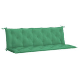 Cuscino per Panca Verde 180x(50+50)x7 cm in Tessuto Oxford