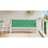 Cuscino per Panca Verde 180x(50+50)x7 cm in Tessuto Oxford