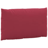 Cuscini per Pallet 3 pz Rosso Vino in Tessuto Oxford