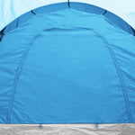 Tenda da Campeggio per 6 Persone Blu Marino e Azzurro