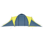 Tenda da Campeggio per 6 Persone Blu e Giallo