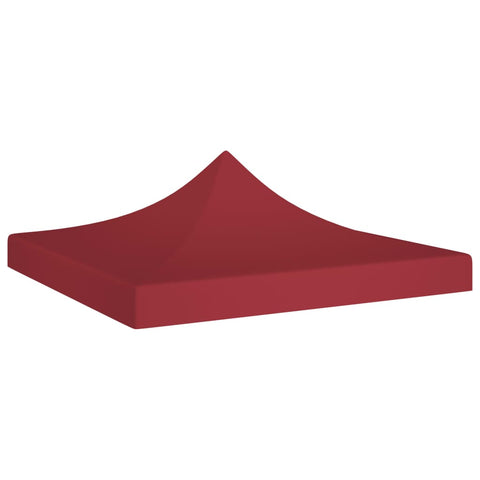 Tetto per Tendone per Feste 3x3 m Rosso Borgogna 270 g/m