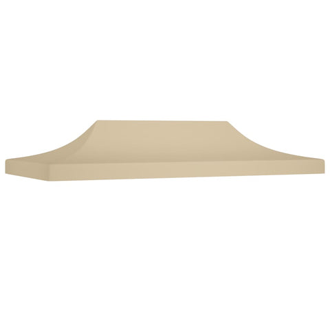 Tetto per Tendone per Feste 6x3 m Beige 270 g/m