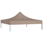 Tetto per Tendone per Feste 2x2 m Grigio Talpa 270 g/m