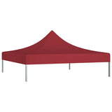 Tetto per Tendone per Feste 2x2 m Rosso Borgogna 270 g/m