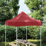 Tetto per Tendone per Feste 2x2 m Rosso Borgogna 270 g/m