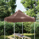 Tetto per Tendone per Feste 2x2 m Marrone 270 g/m