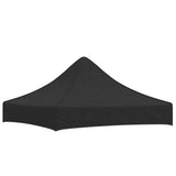 Tetto per Tendone per Feste 2x2 m Nero 270 g/m
