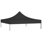 Tetto per Tendone per Feste 2x2 m Nero 270 g/m