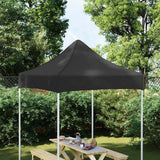 Tetto per Tendone per Feste 2x2 m Nero 270 g/m