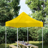 Tetto per Tendone per Feste 2x2 m Giallo 270 g/m
