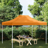 Tetto per Tendone per Feste 4,5x3 m Arancione 270 g/m