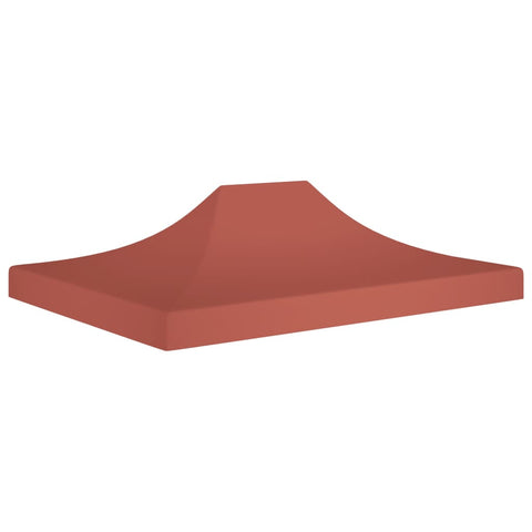 Tetto per Tendone per Feste 4,5x3 m Terracotta 270 g/m