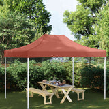 Tetto per Tendone per Feste 4,5x3 m Terracotta 270 g/m