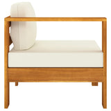 Set da Giardino 6 pz con Cuscini 100x60 cm Legno di Acacia