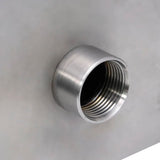 Fontana per Piscina Argento 45x26x13 cm in Acciaio Inox