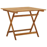 Set da Pranzo da Giardino 5 pz Pieghevole in Massello di Acacia