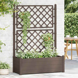 Fioriera da Giardino con Graticcio 100x43x142 cm PP Moca