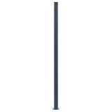 Pali di Recinzione 2 pz Grigio Scuro 185 cm in Alluminio