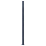 Pali di Recinzione 2 pz Grigio Scuro 185 cm in Alluminio