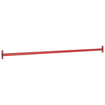 Sbarre da Gioco 3 pz 125 cm in Acciaio Rosso