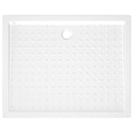 Piatto Doccia con Superficie Puntinata Bianco 80x100x4cm in ABS