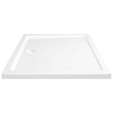 Piatto Doccia in ABS Rettangolare Bianco 80x90 cm