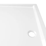 Piatto Doccia in ABS Rettangolare Bianco 80x90 cm