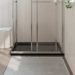 Piatto Doccia in ABS Rettangolare Nero 80x110 cm