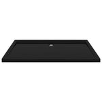 Piatto Doccia in ABS Rettangolare Nero 70x120 cm