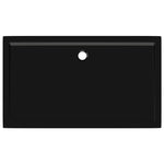 Piatto Doccia in ABS Rettangolare Nero 70x120 cm