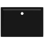 Piatto Doccia in ABS Rettangolare Nero 80x110 cm