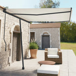 Set Pali per Tenda da Sole Antracite 300x245 cm Ferro