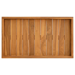 Vassoio da Portata 60x35 cm in Legno Massello di Teak