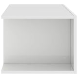 Mobile Porta TV con Luci LED Bianco Lucido 90x39x30 cm