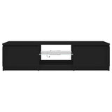 Mobile Porta TV con Luci LED Nero 140x40x36 cm