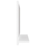 Specchio da Bagno Bianco 40x10,5x37 cm in Legno truciolato