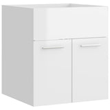 Mobile Sottolavabo Bianco Lucido 41x38,5x46cm Legno truciolato