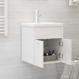 Mobile Sottolavabo Bianco Lucido 41x38,5x46cm Legno truciolato