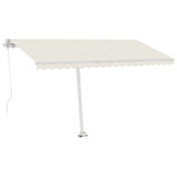 Set Pali per Tenda da Sole Bianco 450x245 cm Ferro