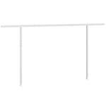 Set Pali per Tenda da Sole Bianco 450x245 cm Ferro