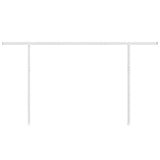 Set Pali per Tenda da Sole Bianco 450x245 cm Ferro