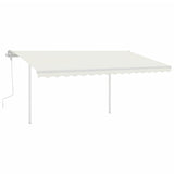 Set Pali per Tenda da Sole Bianco 450x245 cm Ferro