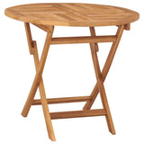 Set da Pranzo da Giardino 5 pz in Legno Massello di Teak