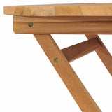 Set da Pranzo da Giardino 5 pz in Legno Massello di Teak
