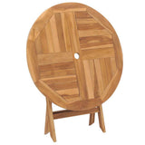 Set da Pranzo da Giardino 5 pz in Legno Massello di Teak