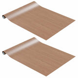 Pellicole Autoadesive Mobili 2 pz Rovere Chiaro 500x90 cm PVC